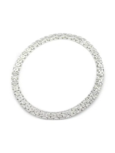 Pre-owned Cartier 2010s  18kt White Gold Necklace In 银色