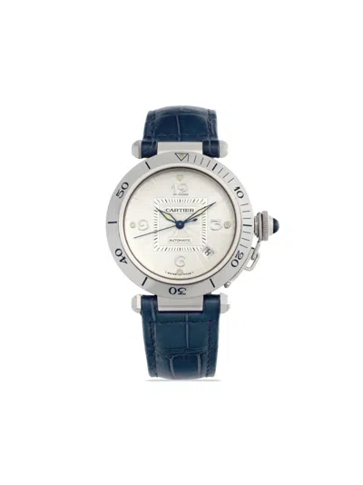 Pre-owned Cartier 2010s  Pasha 38mm In Silver