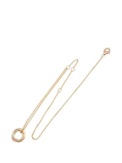 Pre-owned Cartier 2010s Trinity Chain Bracelet In Gold