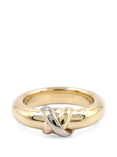 Pre-owned Cartier 2010s Trinity Knot Ring In Gold