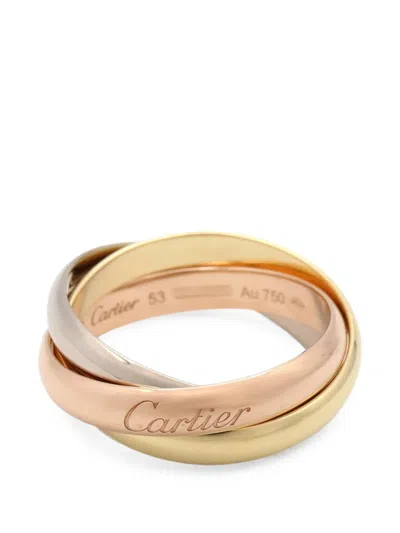 Pre-owned Cartier 2010s Trinity Ring In Silver