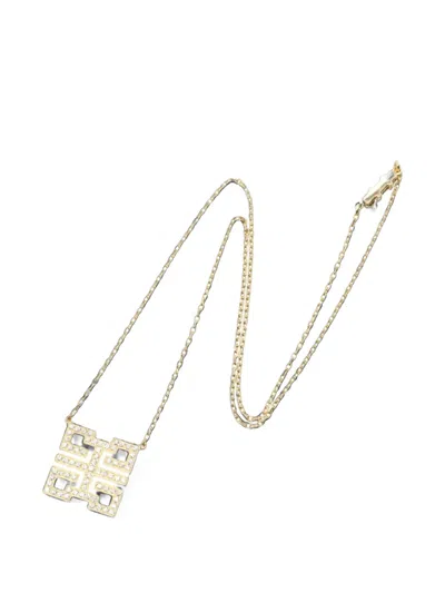 Pre-owned Cartier 2010s Wish Knot Diamond Necklace In Gold