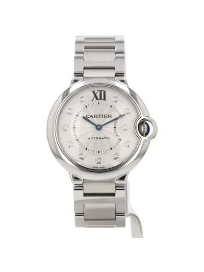 Pre-owned Cartier 2020 Ballon Bleu 36mm Watch In Silver
