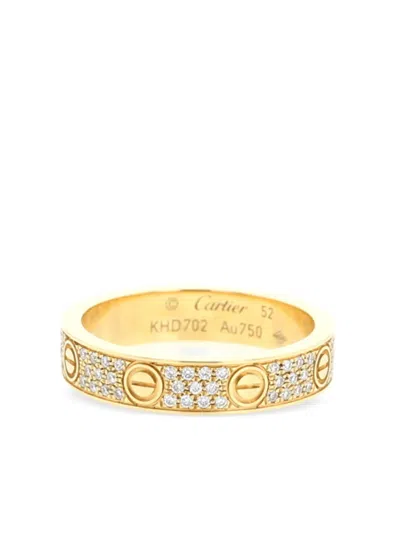 Pre-owned Cartier 2020 Yellow Gold Love Diamond Ring