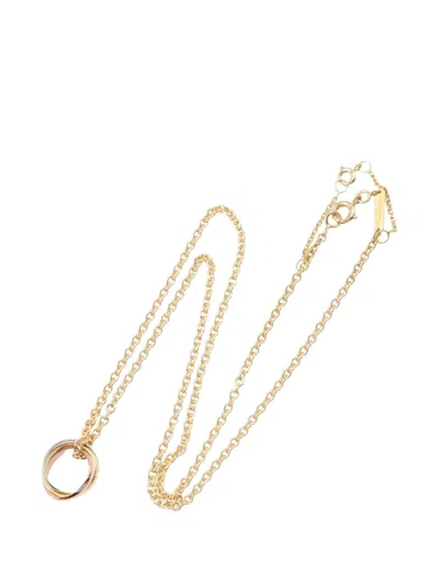 Pre-owned Cartier 2020s Mini Trinity Necklace In Gold