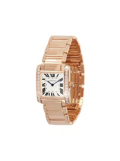 Pre-owned Cartier 2020s  Tank Francaise 30mm In Pink