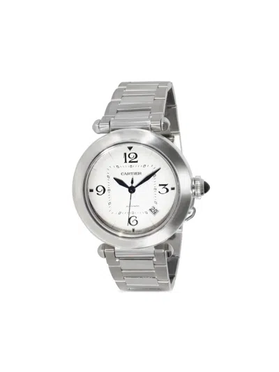 Pre-owned Cartier 2021  Pasha 41mm In White