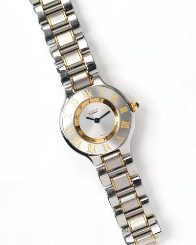 Cartier 21 Must De  28mm Ca 1995 Watch In Metallic
