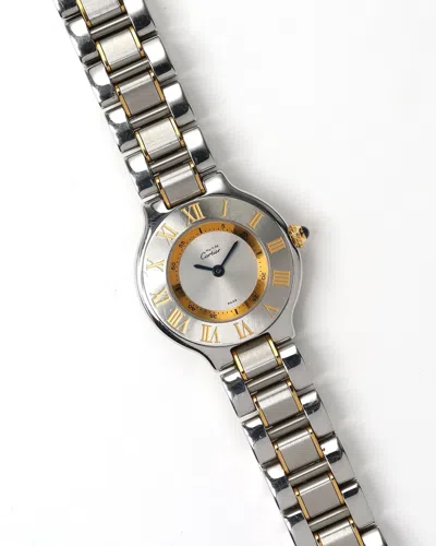 Cartier 21 Must De  28mm Ca 2005 Watch In Metallic