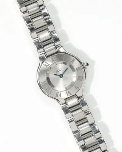 CARTIER CARTIER 21 MUST DE CARTIER 28MM REF 1340 FULL SET WATCH