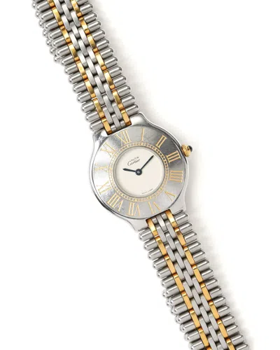 Cartier 21 Must De  31mm Ca 1995 Watch In Gold