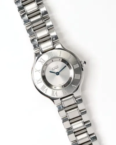 Cartier 21 Must De  31mm Ca 2005 Watch In Silver