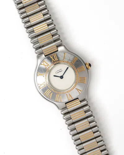 Cartier 21 Must De  31mm Watch In Gray