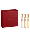 Cartier 3-pc. Eau De Parfum Fragrance Set In Transparent