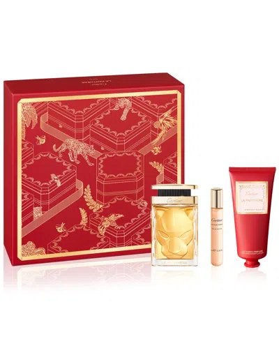 Cartier 3-pc. La Panthere Parfum Gift Set In White