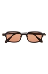 Cartier 49mm Small Rectangular Sunglasses In Black