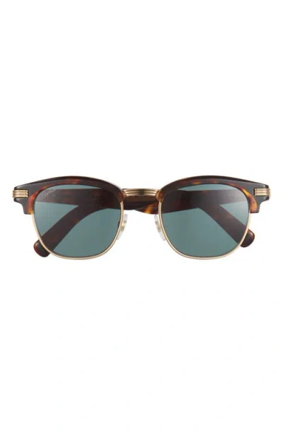 CARTIER CARTIER 52MM ROUND SUNGLASSES