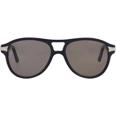 Cartier 56mm Aviator Sunglasses In Animal Print