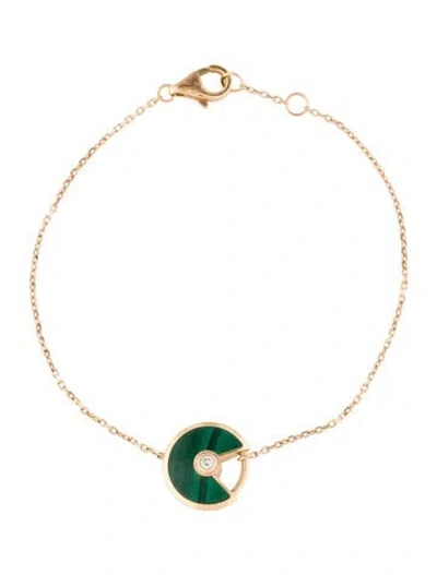 Pre-owned Cartier Amulette De  Bracelet, Xs Model, 6" In Multi