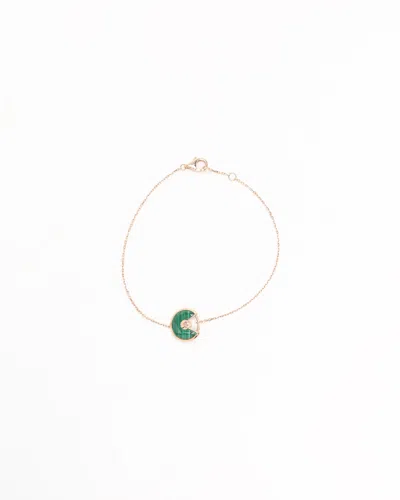 Cartier Amulette De  Malachite Bracelets, 18kt Yellow Gold