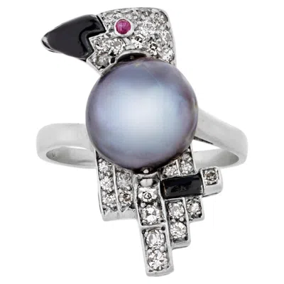 Pre-owned Cartier Art Deco Bird Ring In Multiple