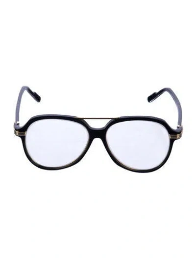 Pre-owned Cartier Aviator Eyeglasses In Brown