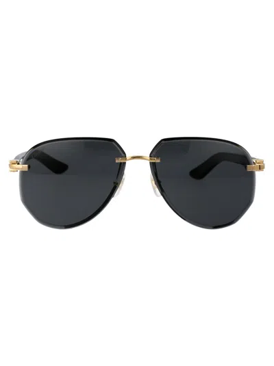Cartier Aviator Sunglasses In Black