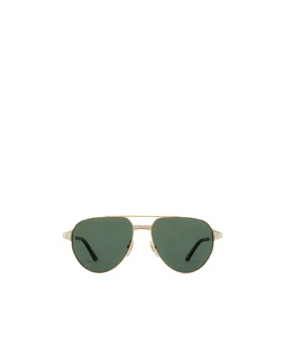 Cartier Aviator Sunglasses In Green