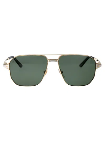 Cartier Aviator Sunglasses In Multi