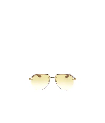 Cartier Aviator Sunglasses In Yellow