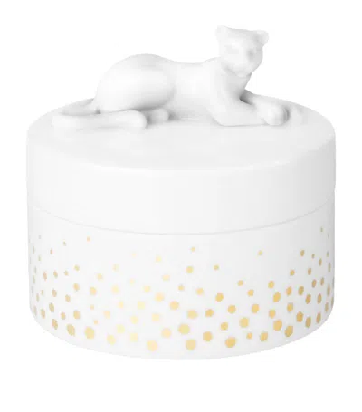 Cartier Baby Panthère Trinket Box In White