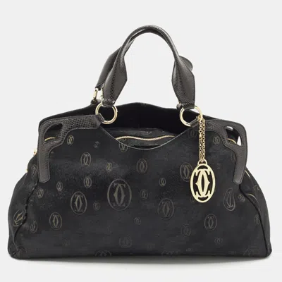Pre-owned Cartier Bag In Black