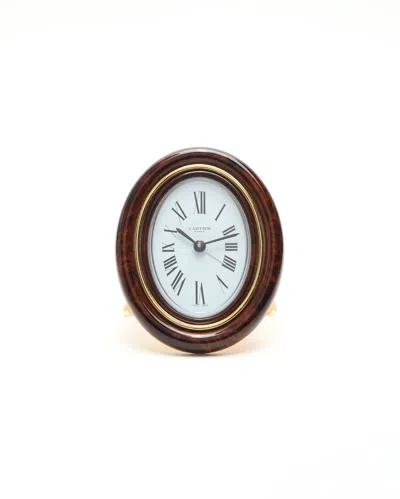 Cartier Baignoire Alarm Clock 73mm Watch In Brown