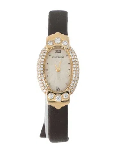 Pre-owned Cartier Baignoire Mini Watch In Multi