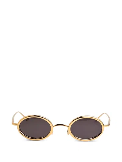 Cartier 베누아 타원형 프레임 선글라스 In Gold