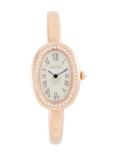 Pre-owned Cartier Baignoire Watch, 23mm In Multi