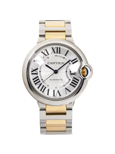 Pre-owned Cartier Ballon Bleu 36mm Watch In Silver