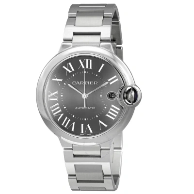 Cartier Ballon Bleu Automatic Grey Dial Men's Watch Wsbb0060 In Metallic