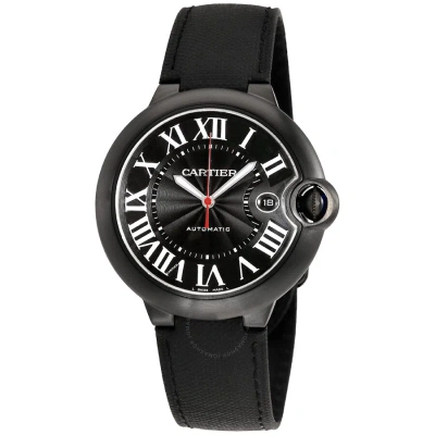 Cartier Ballon Bleu Automatic Men's Watch Wsbb0015 In Black