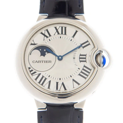 Cartier Ballon Bleu Automatic Silver Dial Men's Watch Wsbb0029 In Metallic