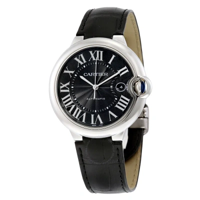 Cartier Ballon Bleu De  Black Dial Men's Watch Wsbb0003