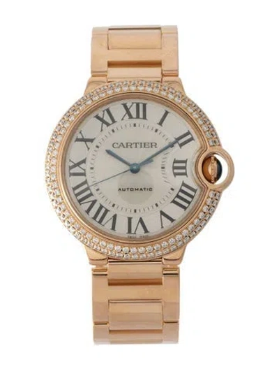 Pre-owned Cartier Ballon Bleu De  Watch, 36mm In Multi