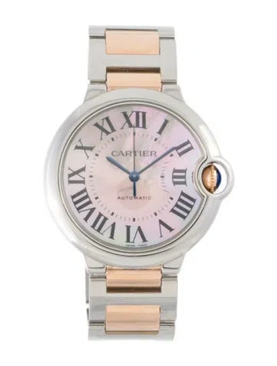 Pre-owned Cartier Ballon Bleu De  Watch, 36mm In Multi