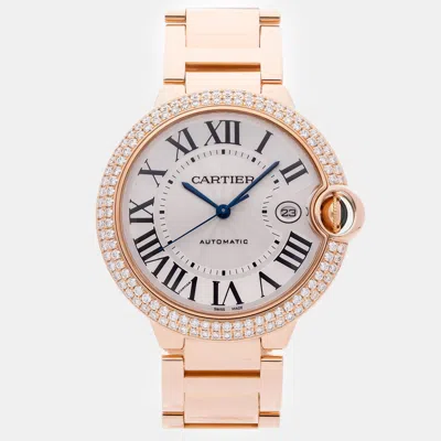 Pre-owned Cartier Ballon Bleu We9008z3 In Silver