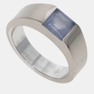 Pre-owned Cartier Band Ring Eu 51 In White