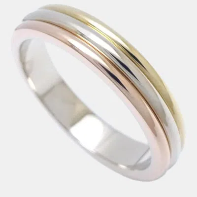 Pre-owned Cartier Band Ring Eu 52 In White