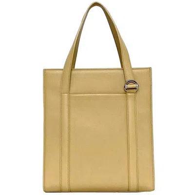 Pre-owned Cartier Beige Leather Tote Bag ()