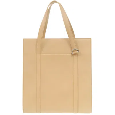 Pre-owned Cartier Beige Leather Tote Bag ()