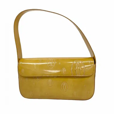 Pre-owned Cartier Beige Shoulder Bag () In Sand