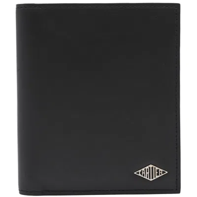Pre-owned Cartier Black Bordeaux Leather Wallet (bi-fold) () In Multi